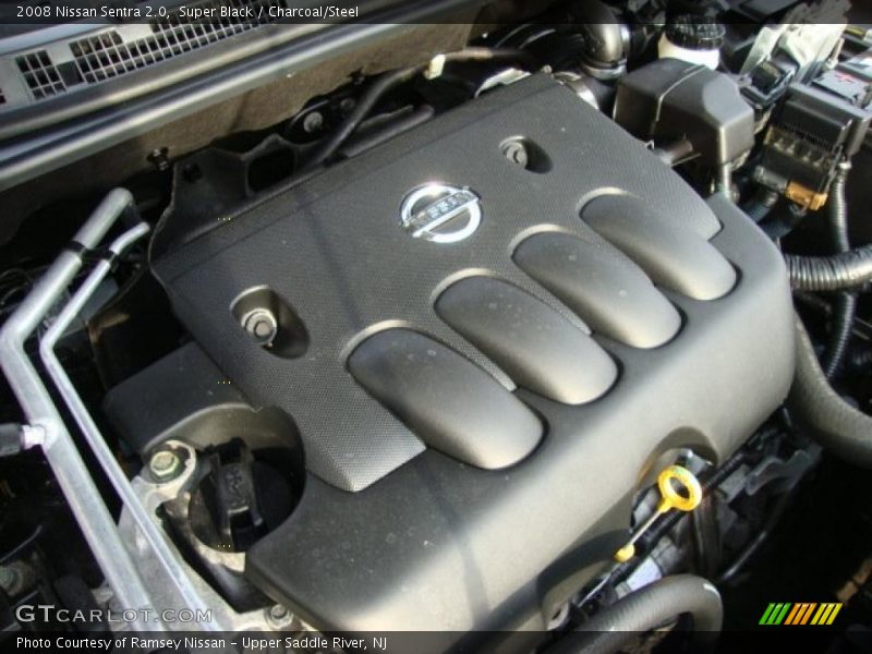 Super Black / Charcoal/Steel 2008 Nissan Sentra 2.0