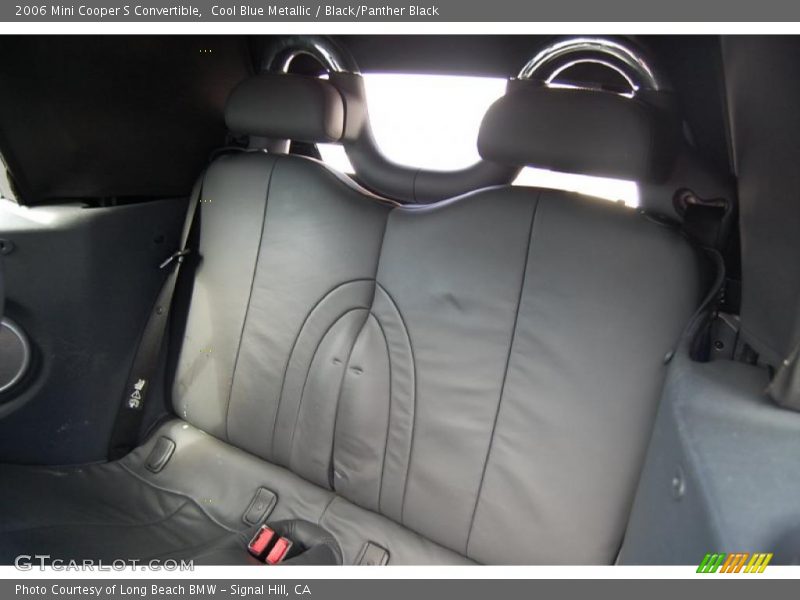 Cool Blue Metallic / Black/Panther Black 2006 Mini Cooper S Convertible