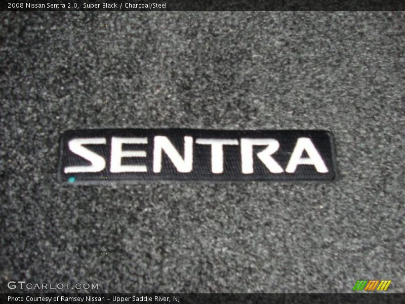 Super Black / Charcoal/Steel 2008 Nissan Sentra 2.0