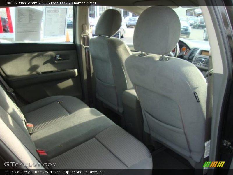 Super Black / Charcoal/Steel 2008 Nissan Sentra 2.0