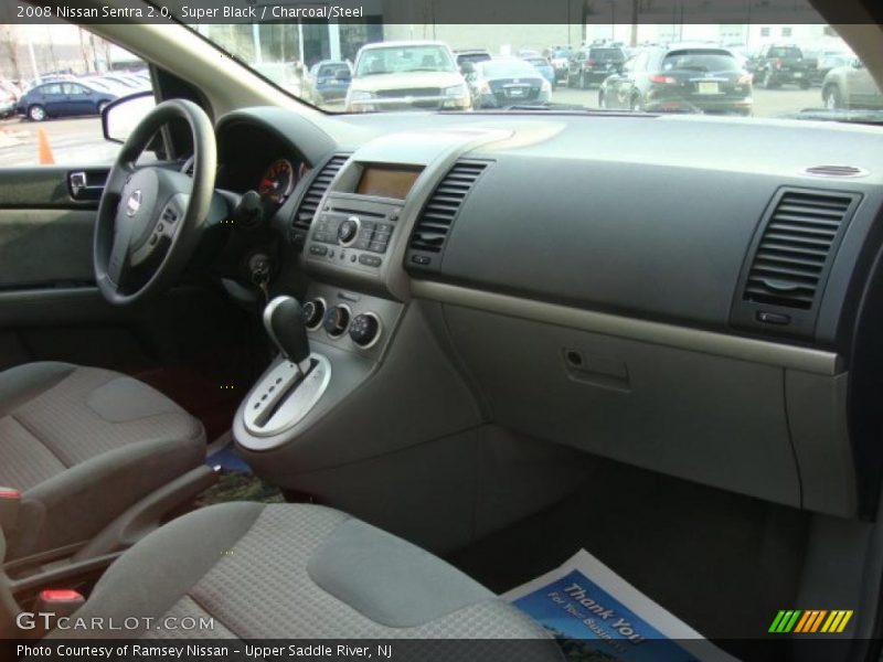 Super Black / Charcoal/Steel 2008 Nissan Sentra 2.0