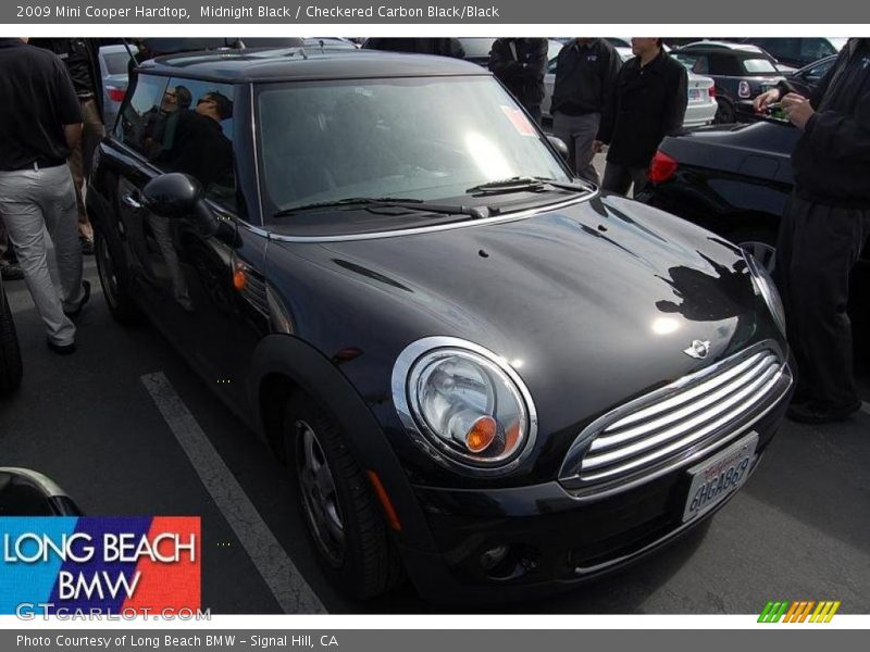 Midnight Black / Checkered Carbon Black/Black 2009 Mini Cooper Hardtop