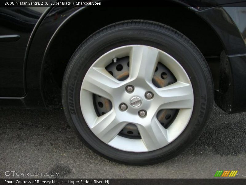 Super Black / Charcoal/Steel 2008 Nissan Sentra 2.0