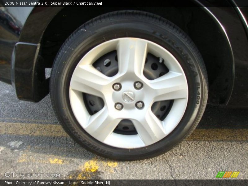 Super Black / Charcoal/Steel 2008 Nissan Sentra 2.0