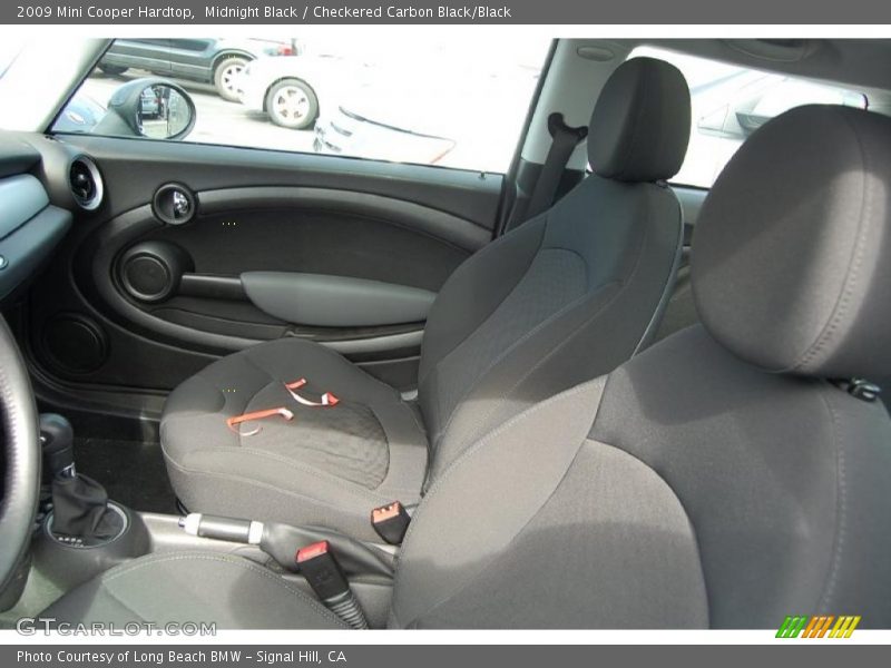 Midnight Black / Checkered Carbon Black/Black 2009 Mini Cooper Hardtop
