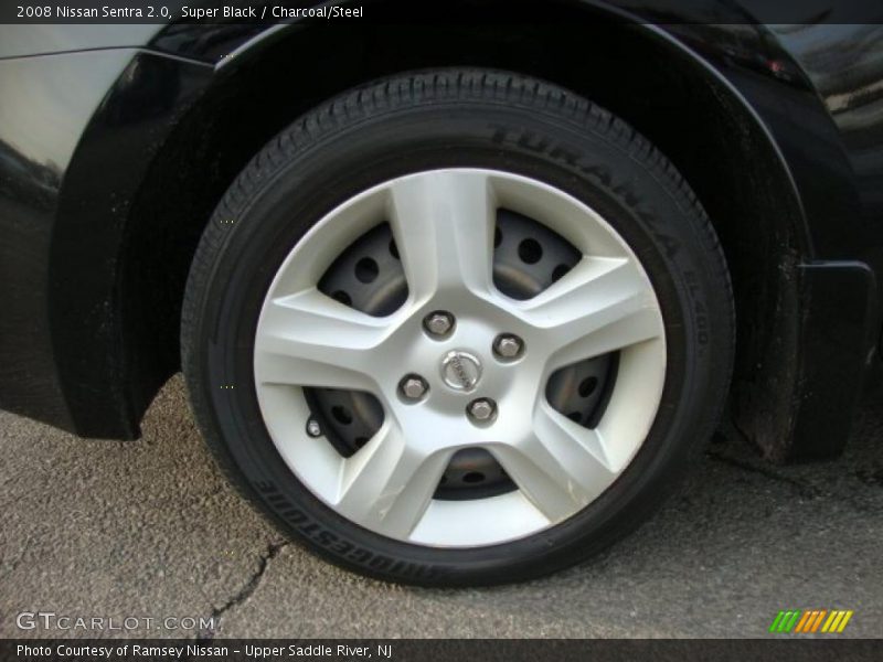 Super Black / Charcoal/Steel 2008 Nissan Sentra 2.0