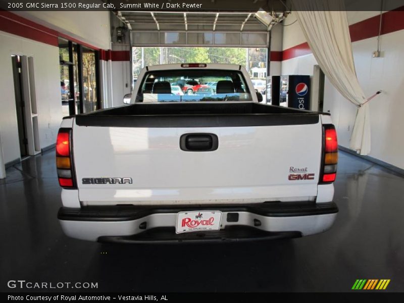 Summit White / Dark Pewter 2005 GMC Sierra 1500 Regular Cab