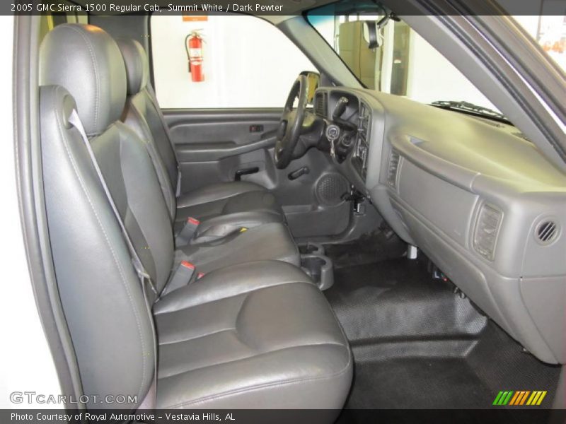 Summit White / Dark Pewter 2005 GMC Sierra 1500 Regular Cab