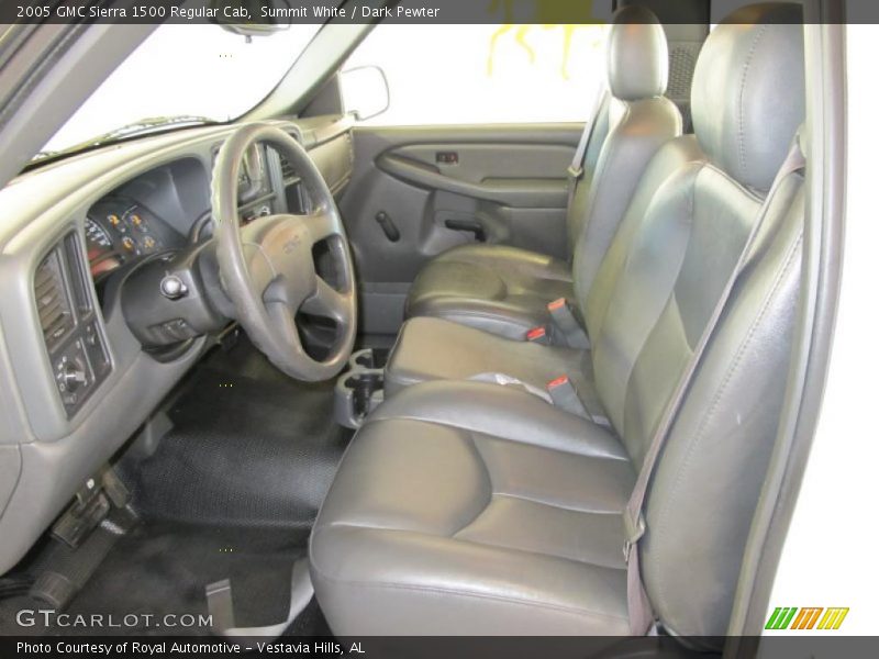 Summit White / Dark Pewter 2005 GMC Sierra 1500 Regular Cab