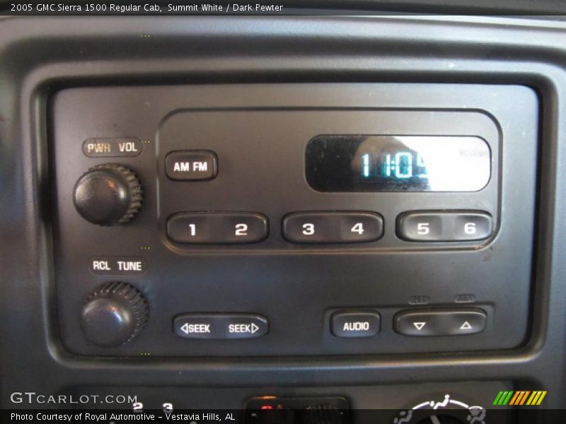 Summit White / Dark Pewter 2005 GMC Sierra 1500 Regular Cab