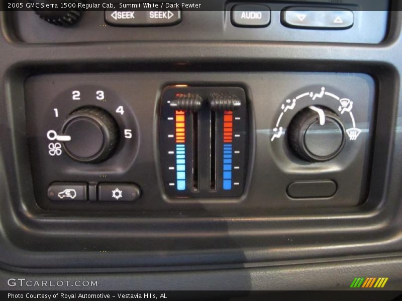 Summit White / Dark Pewter 2005 GMC Sierra 1500 Regular Cab