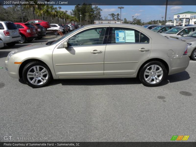 Alloy Metallic / Camel 2007 Ford Fusion SEL