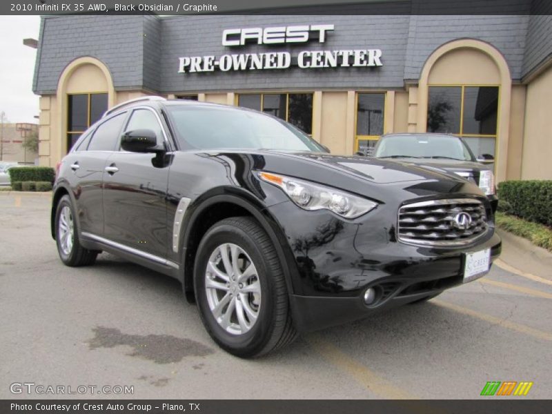 Black Obsidian / Graphite 2010 Infiniti FX 35 AWD