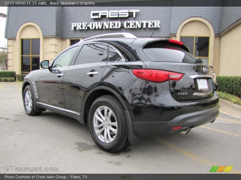 Black Obsidian / Graphite 2010 Infiniti FX 35 AWD