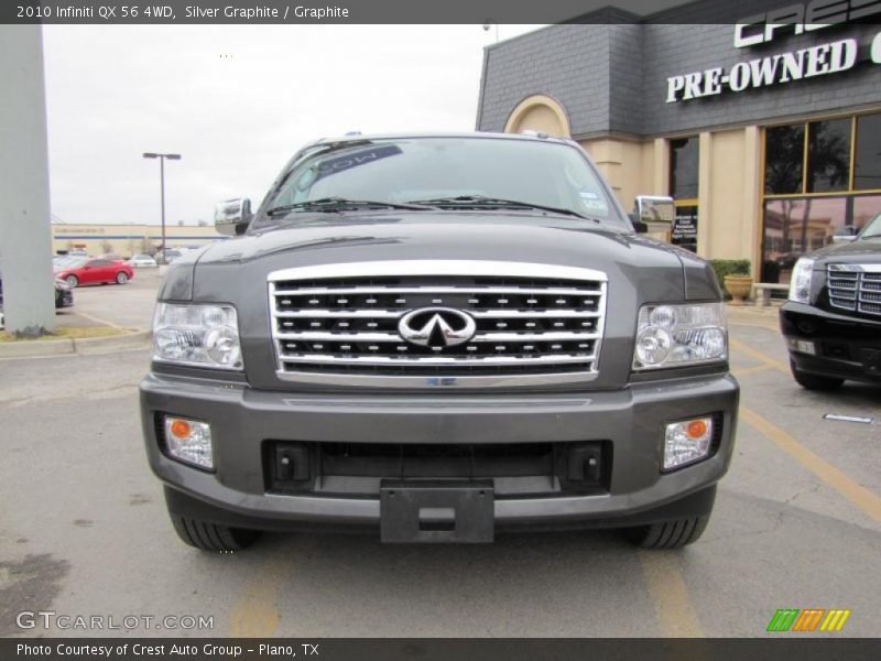 Silver Graphite / Graphite 2010 Infiniti QX 56 4WD