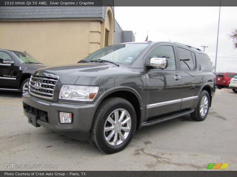 Silver Graphite / Graphite 2010 Infiniti QX 56 4WD