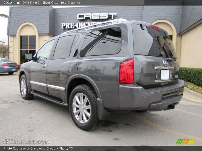 Silver Graphite / Graphite 2010 Infiniti QX 56 4WD
