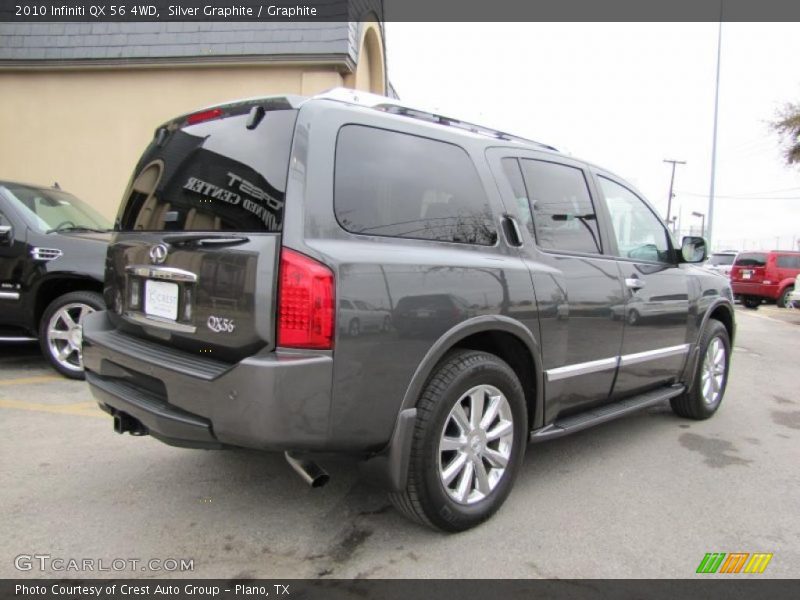 Silver Graphite / Graphite 2010 Infiniti QX 56 4WD