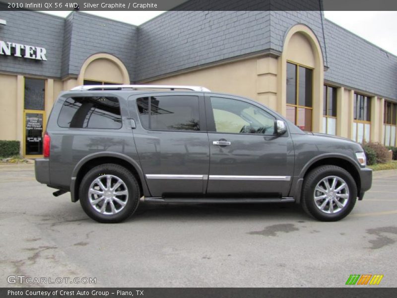 Silver Graphite / Graphite 2010 Infiniti QX 56 4WD