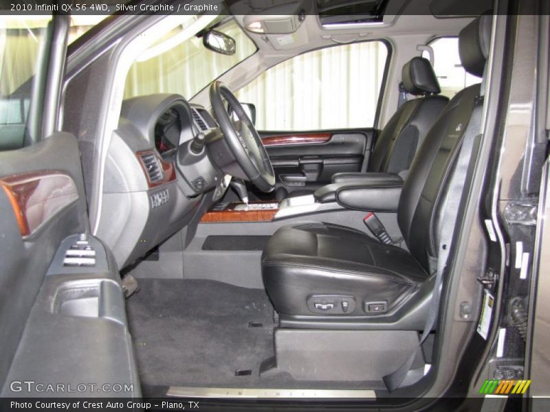 Silver Graphite / Graphite 2010 Infiniti QX 56 4WD