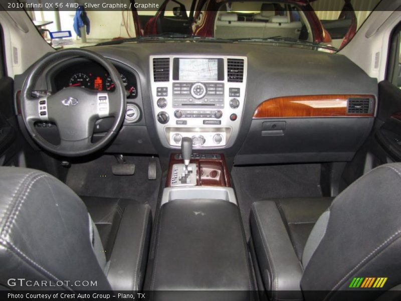 Silver Graphite / Graphite 2010 Infiniti QX 56 4WD