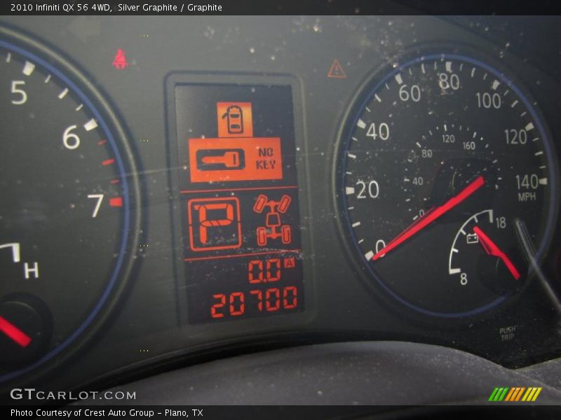 Silver Graphite / Graphite 2010 Infiniti QX 56 4WD