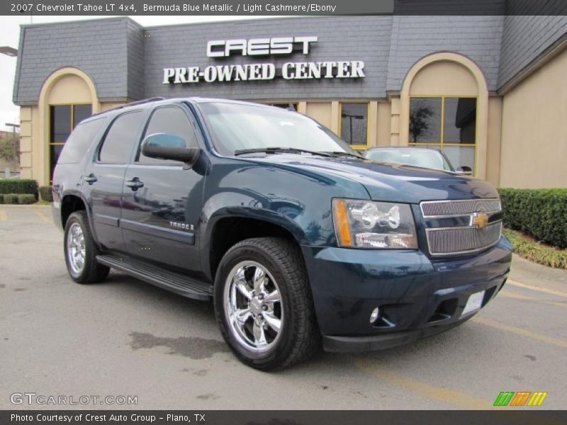 Bermuda Blue Metallic / Light Cashmere/Ebony 2007 Chevrolet Tahoe LT 4x4