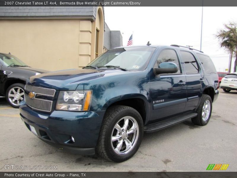 Bermuda Blue Metallic / Light Cashmere/Ebony 2007 Chevrolet Tahoe LT 4x4