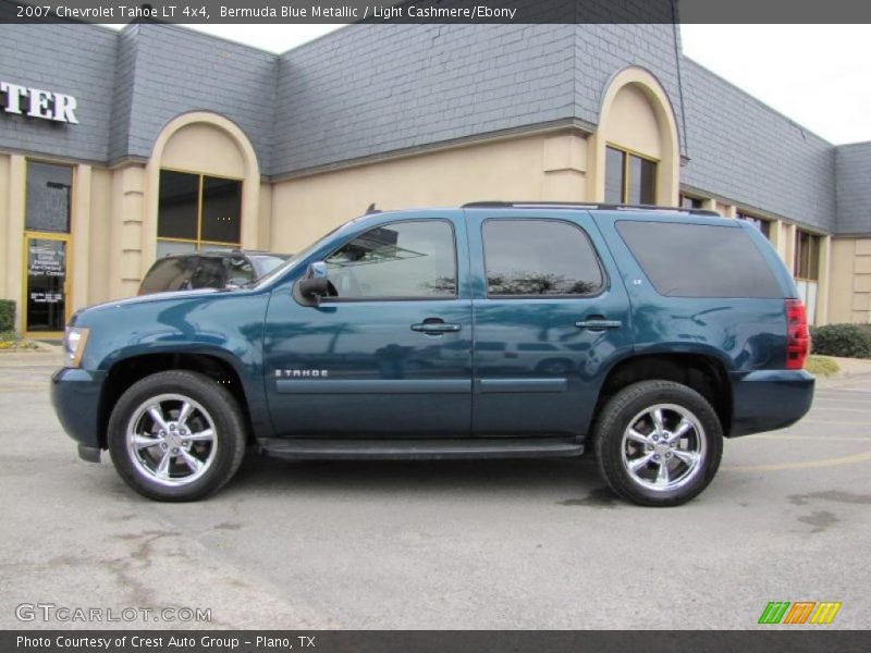 Bermuda Blue Metallic / Light Cashmere/Ebony 2007 Chevrolet Tahoe LT 4x4