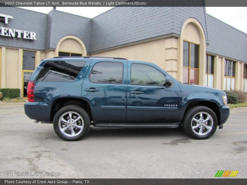 Bermuda Blue Metallic / Light Cashmere/Ebony 2007 Chevrolet Tahoe LT 4x4