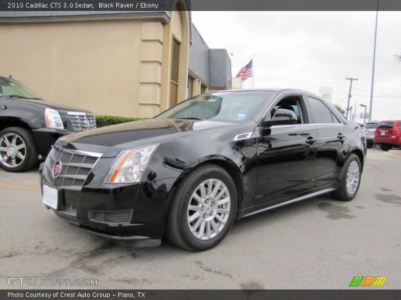 Black Raven / Ebony 2010 Cadillac CTS 3.0 Sedan