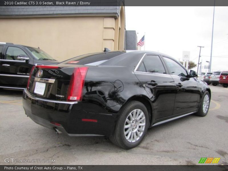 Black Raven / Ebony 2010 Cadillac CTS 3.0 Sedan