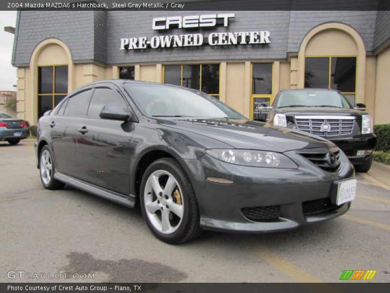 Steel Gray Metallic / Gray 2004 Mazda MAZDA6 s Hatchback