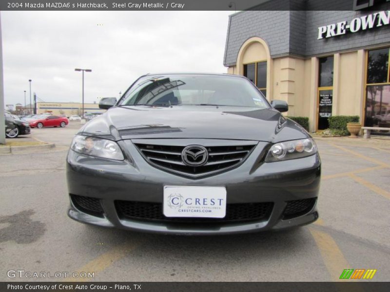 Steel Gray Metallic / Gray 2004 Mazda MAZDA6 s Hatchback
