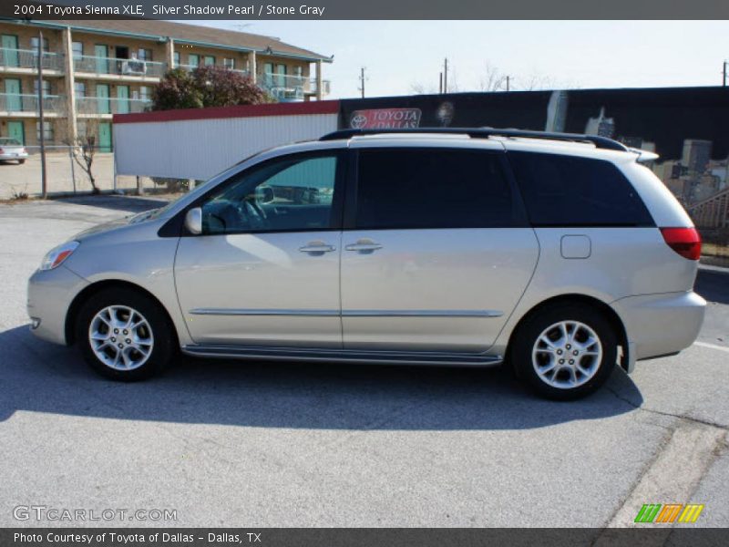 Silver Shadow Pearl / Stone Gray 2004 Toyota Sienna XLE