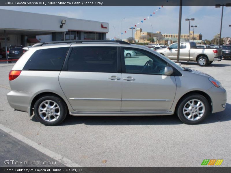 Silver Shadow Pearl / Stone Gray 2004 Toyota Sienna XLE