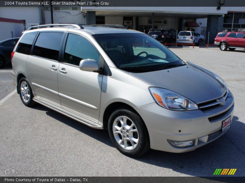 Silver Shadow Pearl / Stone Gray 2004 Toyota Sienna XLE