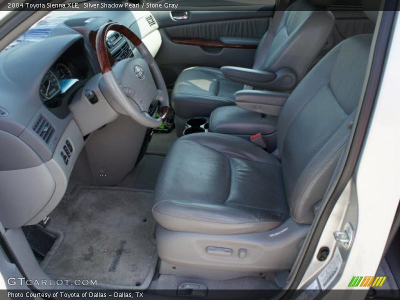 Silver Shadow Pearl / Stone Gray 2004 Toyota Sienna XLE