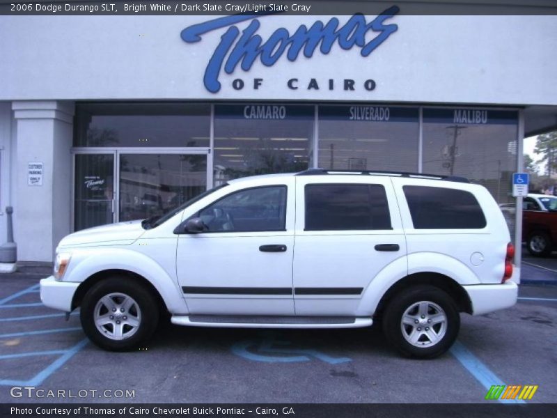 Bright White / Dark Slate Gray/Light Slate Gray 2006 Dodge Durango SLT