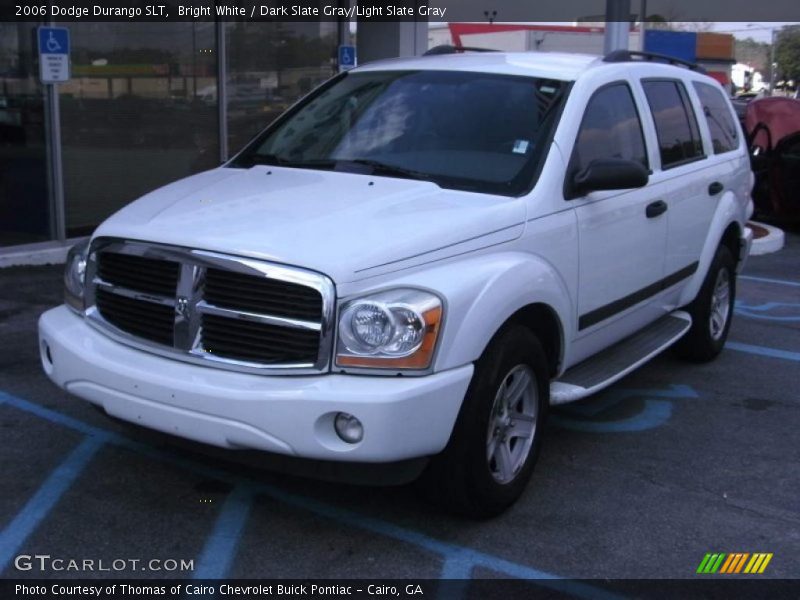 Bright White / Dark Slate Gray/Light Slate Gray 2006 Dodge Durango SLT