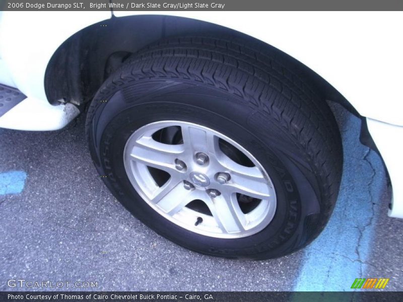 Bright White / Dark Slate Gray/Light Slate Gray 2006 Dodge Durango SLT