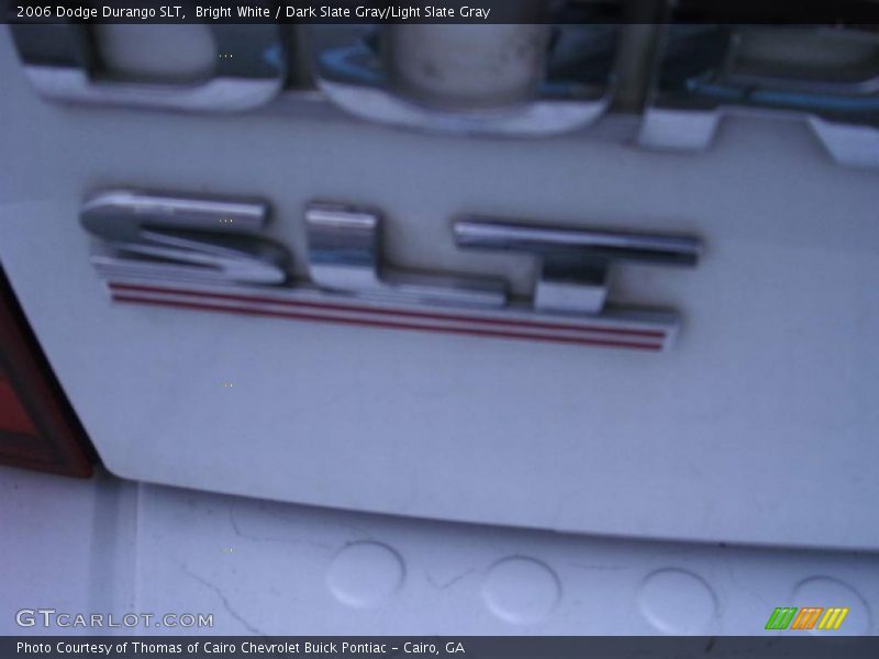 Bright White / Dark Slate Gray/Light Slate Gray 2006 Dodge Durango SLT