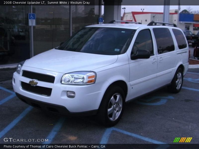 Summit White / Medium Gray 2008 Chevrolet Uplander LT
