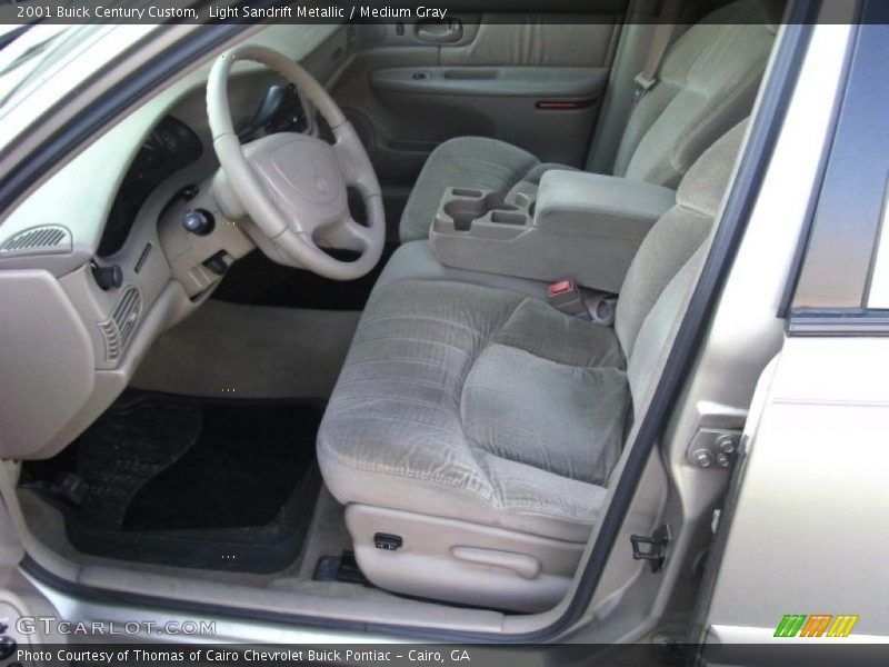 Light Sandrift Metallic / Medium Gray 2001 Buick Century Custom