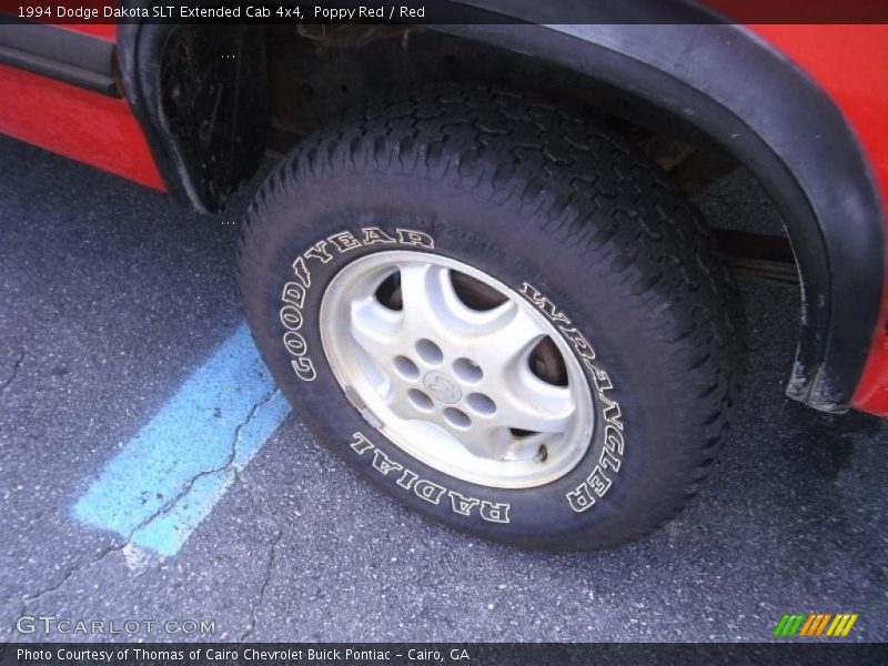 Poppy Red / Red 1994 Dodge Dakota SLT Extended Cab 4x4