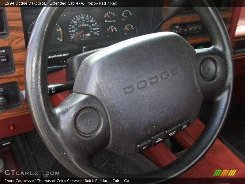 Poppy Red / Red 1994 Dodge Dakota SLT Extended Cab 4x4
