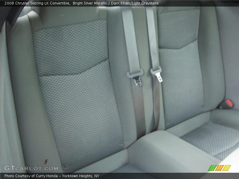 Bright Silver Metallic / Dark Khaki/Light Graystone 2008 Chrysler Sebring LX Convertible