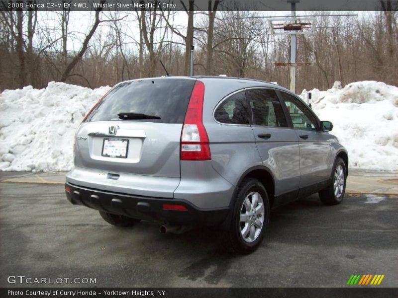 Whistler Silver Metallic / Gray 2008 Honda CR-V EX 4WD