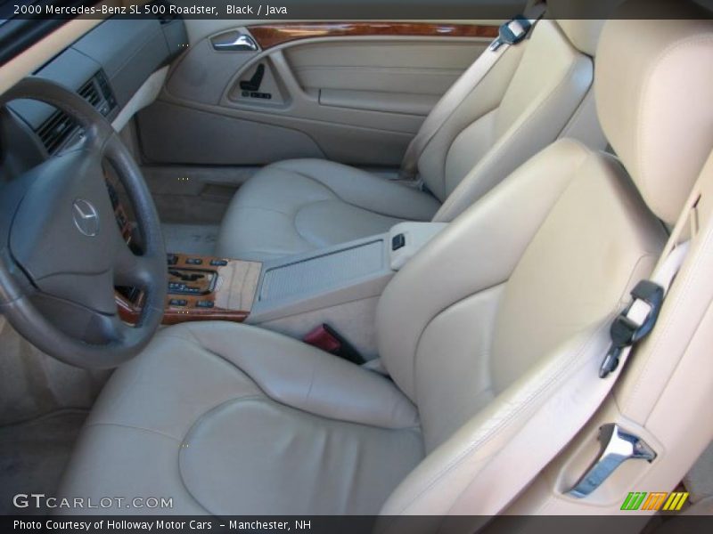  2000 SL 500 Roadster Java Interior