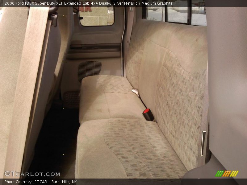 Silver Metallic / Medium Graphite 2000 Ford F350 Super Duty XLT Extended Cab 4x4 Dually